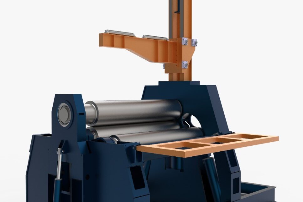 INFORCE 4 Roller NC Hydraulic Plate Rolling Machine